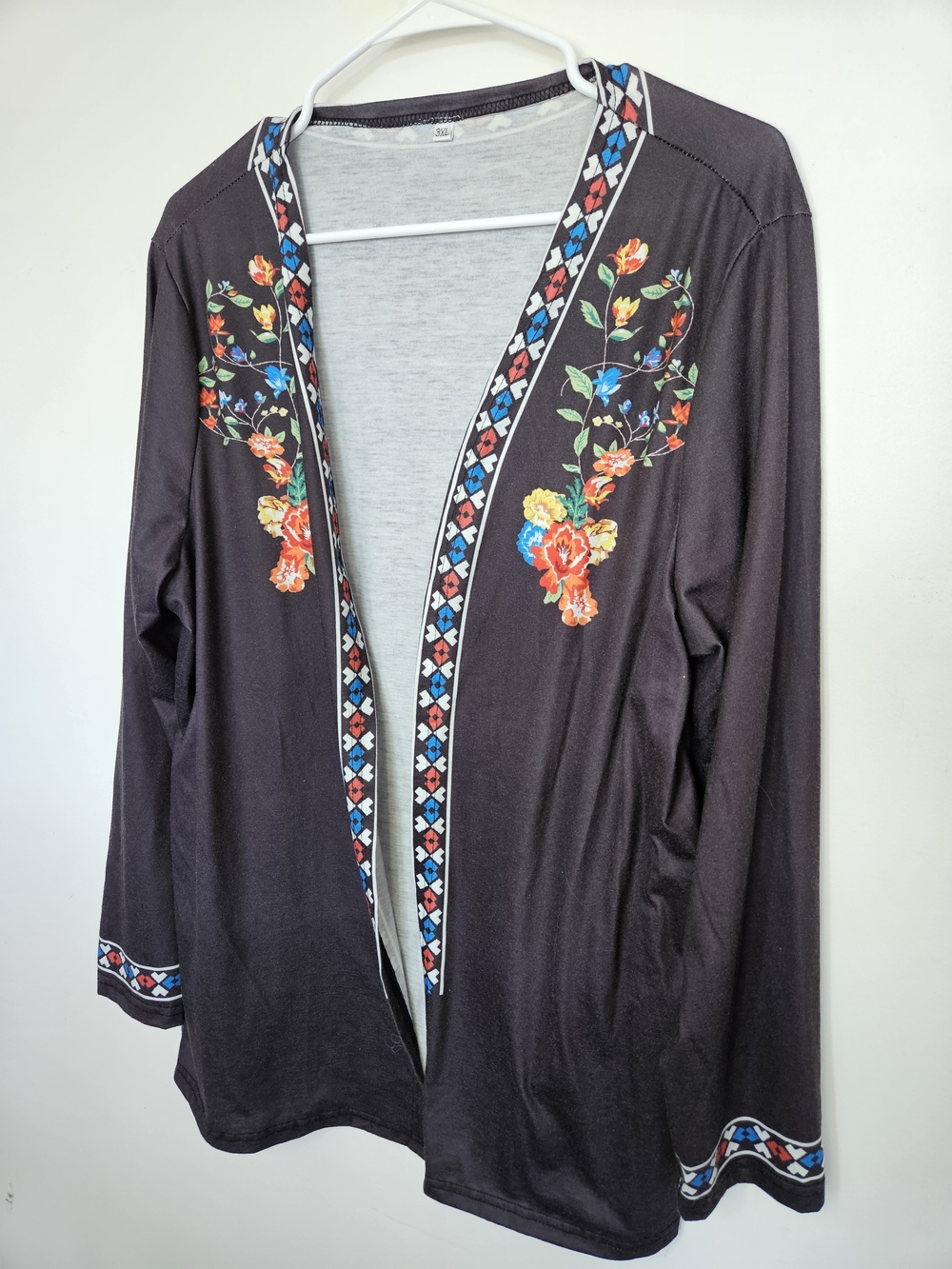 Floral Boho Cardigan and Pants 2 Piece Matching Set Size 3XL Plus🔥